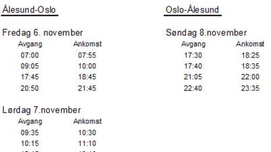 Norwegian setter inn ekstra avganger fra Molde og Ålesund i forbindelse med cupfinalen