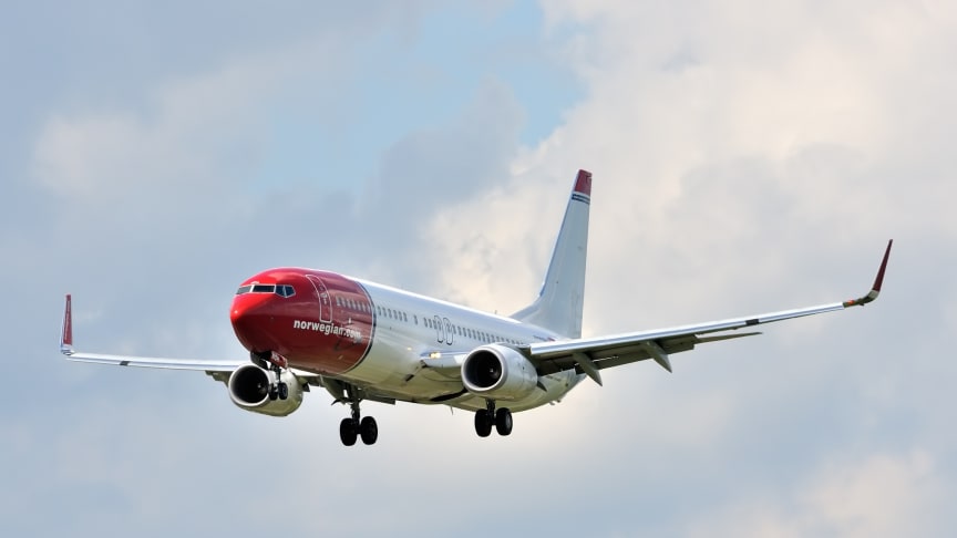 Norwegian mest punktlige flyselskap i Norge i mars