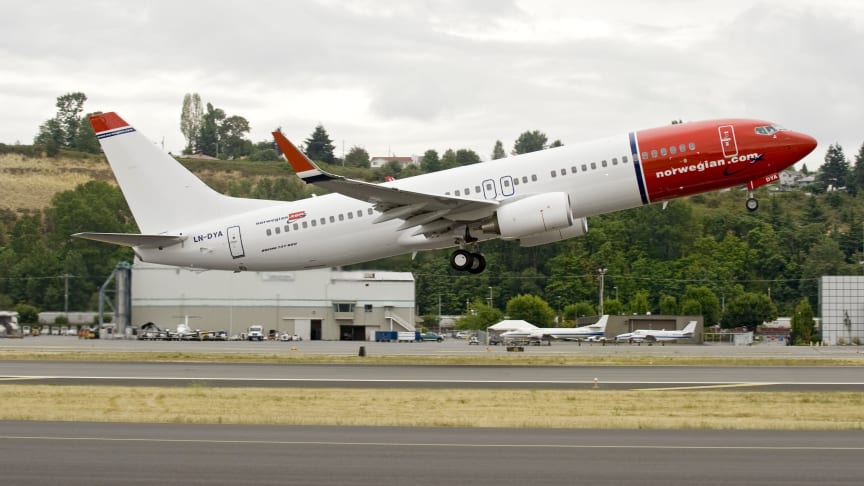 Norwegian kjøper ytterligere 15 nye Boeing 737-800