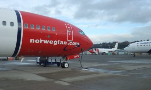 Norwegian har overtatt nytt jubileumsfly fra Boeing