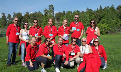 Scandic Hotels-ansatte inntok Fornebulandet