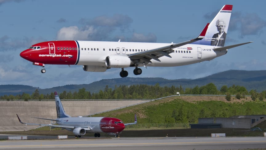 God passasjervekst for Norwegian i oktober