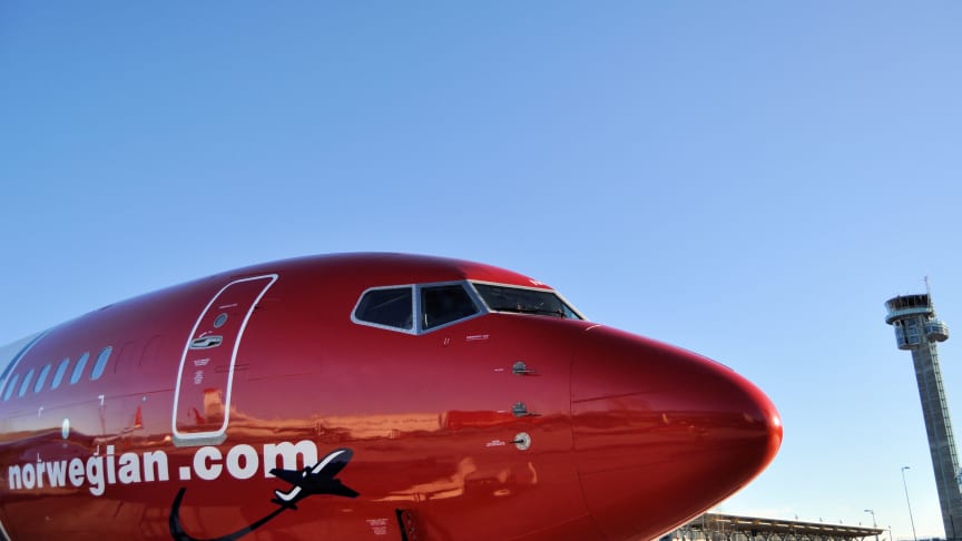 God trafikkvekst for Norwegian i mars måned