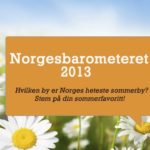 Reiseguidens Norgesbarometer er i gang – Hvilken by blir Norges beste sommerby 2013?