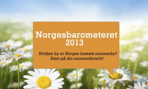 Reiseguidens Norgesbarometer er i gang – Hvilken by blir Norges beste sommerby 2013?