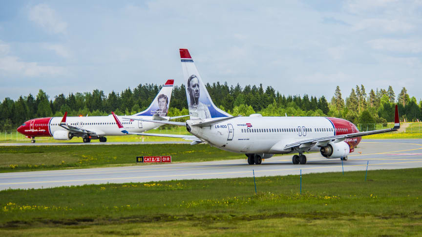 Passasjerrekord og solid punktlighet for Norwegian i mai