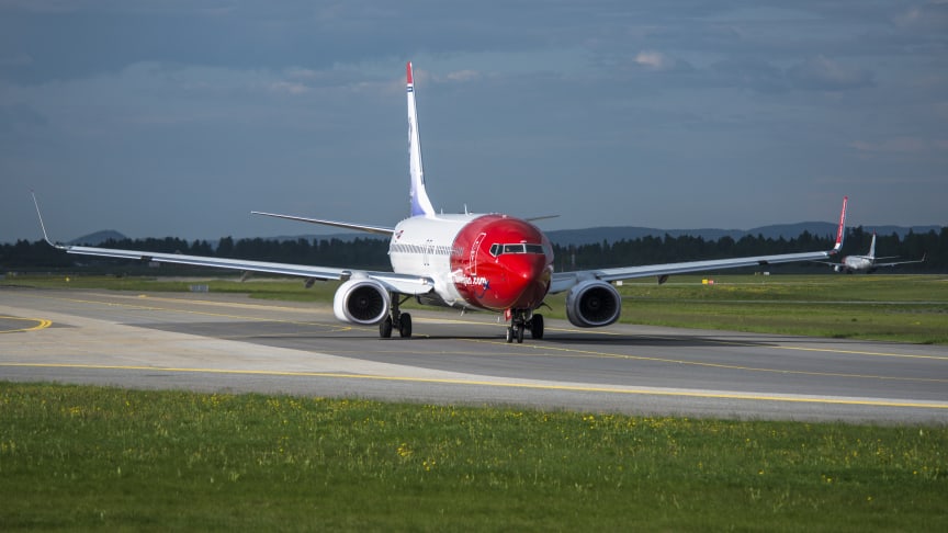Sterk trafikkvekst og god fylling for Norwegian i juni