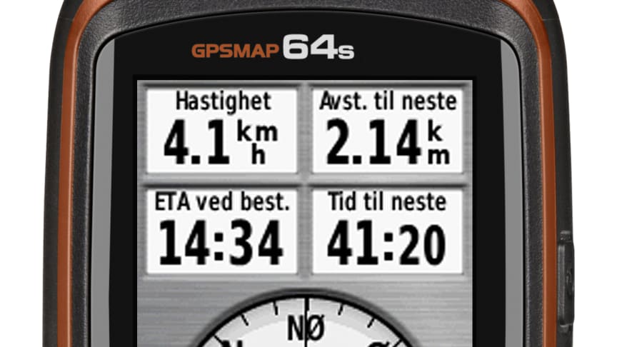 Garmin GPSMAP 64 – Robust håndholdt GPS med avanserte sensorer og trådløse tilkoblingsmuligheter