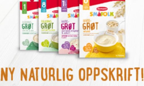 Semper Småfolk har lansert den første barnegrøten uten palmeolje