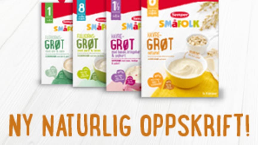 Semper Småfolk har lansert den første barnegrøten uten palmeolje
