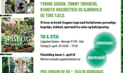 Velkommen til inspirerende hagekveld