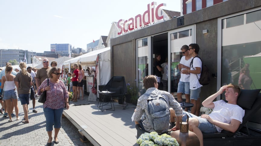Med Scandic To Go kan du bo på GladMat-festivalen: Hotellovernatting utenom det vanlige