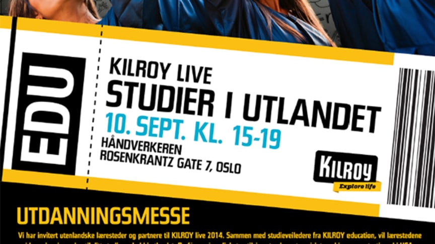 Utdanningsmesse – KILROY live 2014
