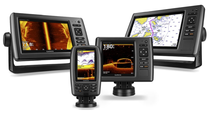 Garmin® echoMAP serien – med innebygget skanningsekkolodd