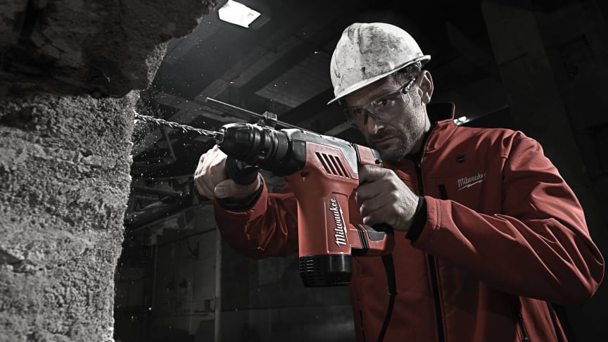 Hardtslående nyheter fra Milwaukee – ny 3 kg SDS-plus kombihammer – sterkest i sin klasse!