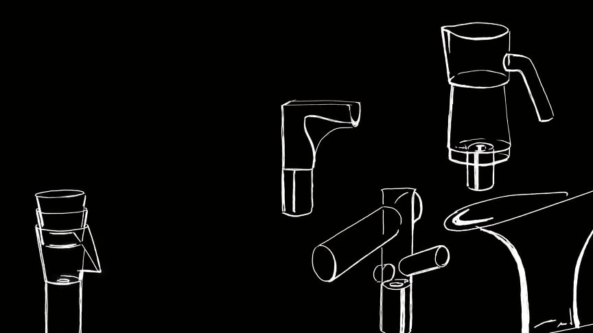 Mer frihet i industriell design: Axor presenterer ny Axor WaterDream med ECAL/University of Art and Design Lausanne