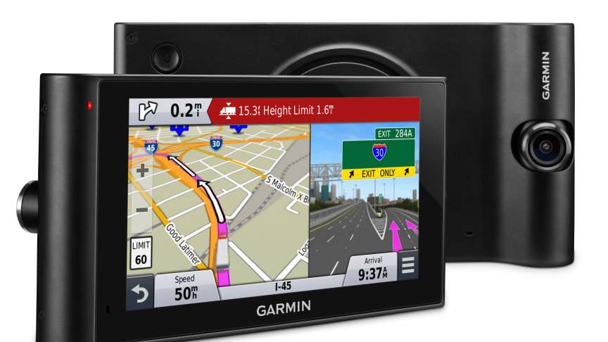 Garmin® dēzlCam™: Premium lastebilnavigasjon med innebygd kamera