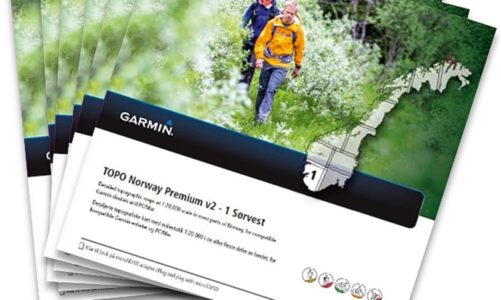 TOPO Norway Premium v2 – detaljert topografisk kart i 1:20 000 for kompatible Garmin enheter og PC/Mac