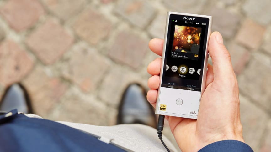 Nyt musikk med høyoppløst lyd på farten med Sony Walkman