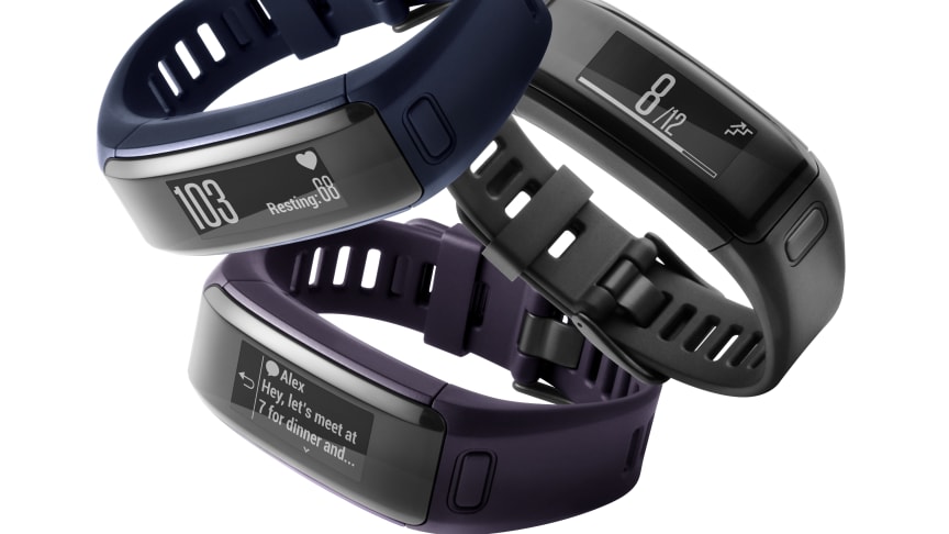 Garmin vivosmart® HR – smart aktivitetsmåler med pulsmåling på håndleddet