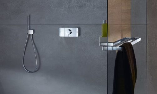 Axor One: Et nytt, intuitivt betjeningselement til dusjen, designet av Barber & Osgerby