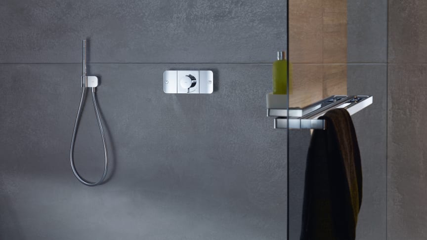 Axor One: Et nytt, intuitivt betjeningselement til dusjen, designet av Barber & Osgerby