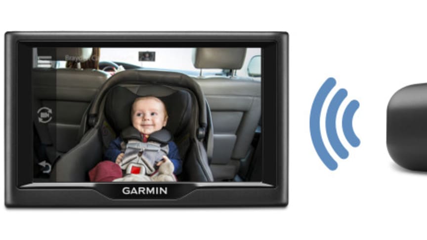 Garmin® babyCam™ – se barnet ditt på GPS-skjermen
