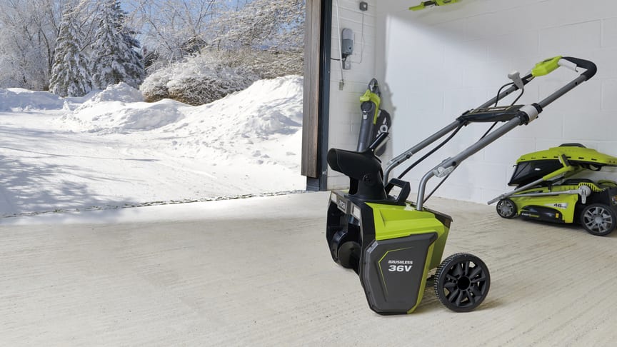 Ryobi måker snø på nye måter og brøyter vei for nye ideer!