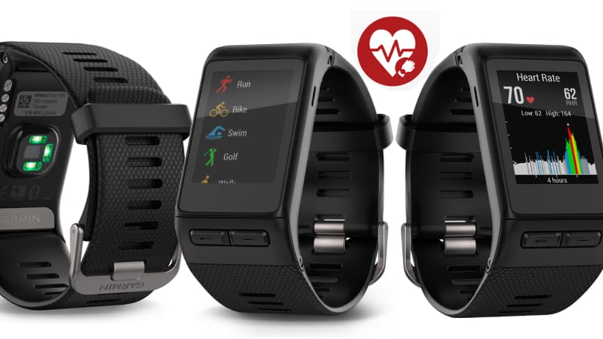Garmin® vívoactive® HR – GPS-smartklokke med pulsmåling på håndleddet
