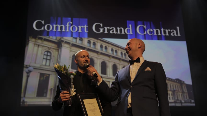 ​Comfort Hotel Grand Central vinner gull for enestående service