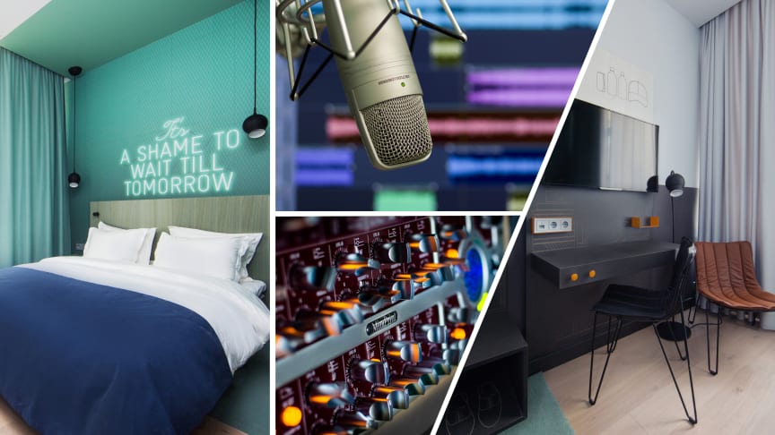 ​Comfort Hotel Karl Johan blir Nordens første hotell med musikkstudio