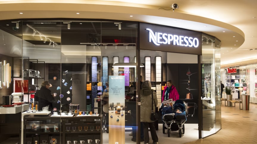 Nespresso åpner på Ski Storsenter