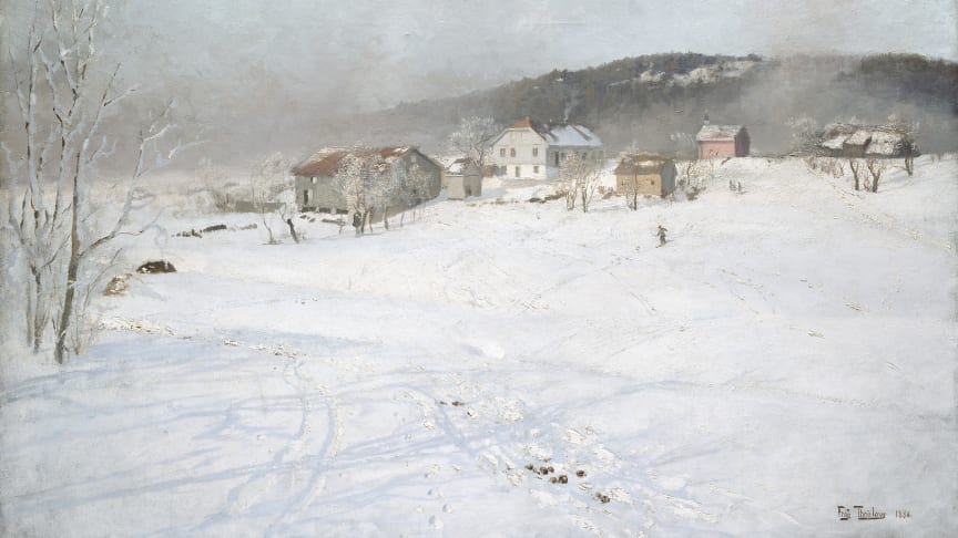 ​Nasjonalmuseet låner ut 21 Frits Thaulow-bilder til museum i Frankrike