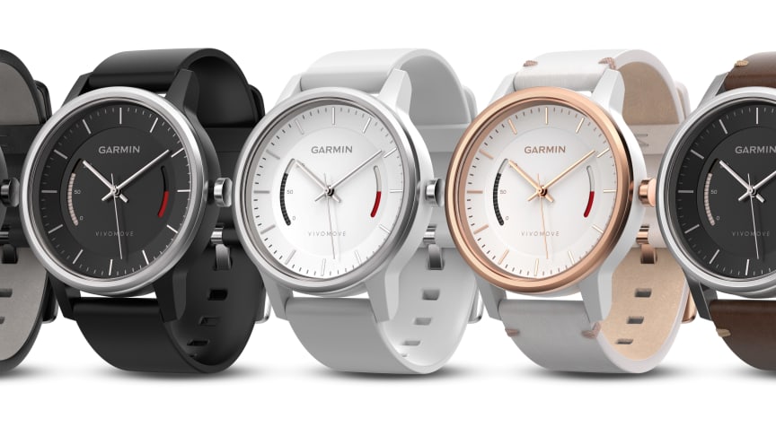 Garmin vívomove™ – analog klokke med aktivitetsmåler