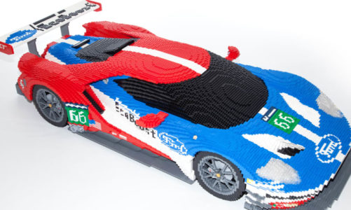 LEGO-utgaven av Ford GT blir vist på Le Mans kommende helg