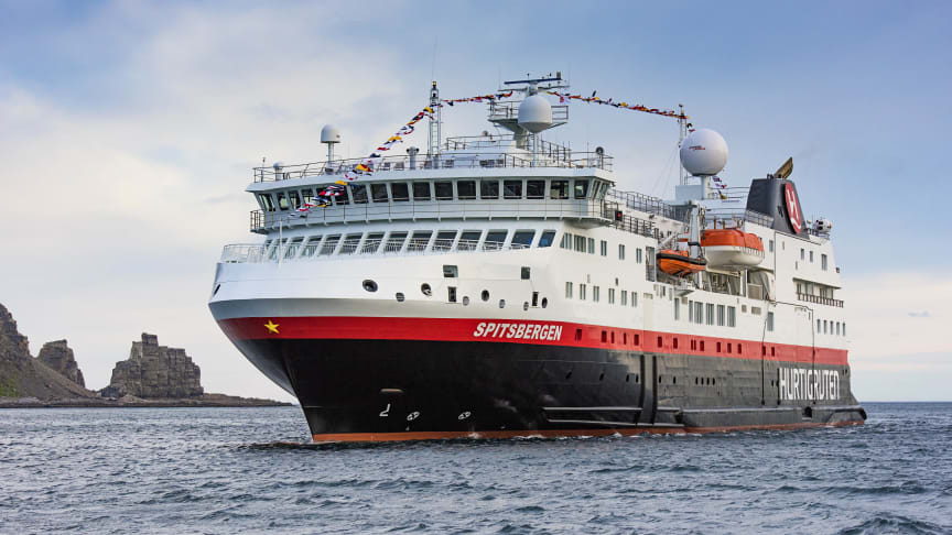 Historisk hurtigrutedåp i Svolvær