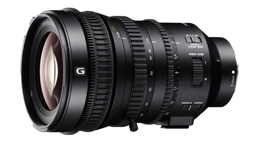Sony introduserer 18-110mm Super 35mm / APS-C objektiv med power zoom