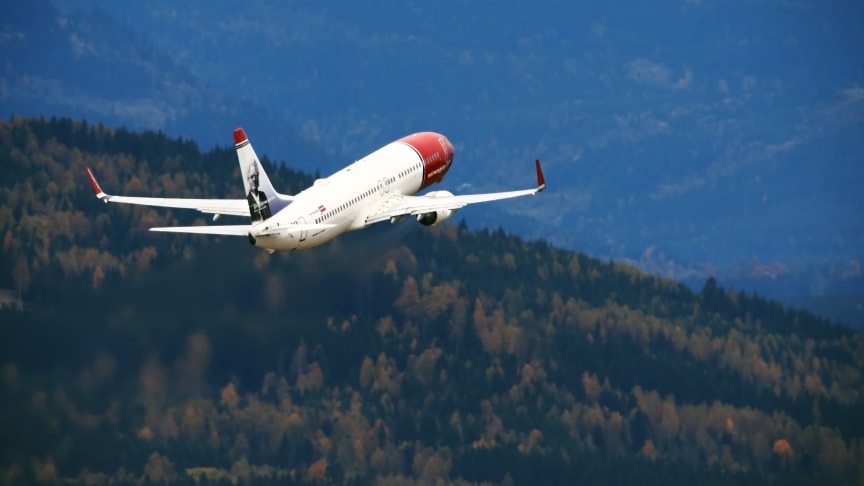Norwegian med 12 prosent passasjervekst og flere fulle fly i august