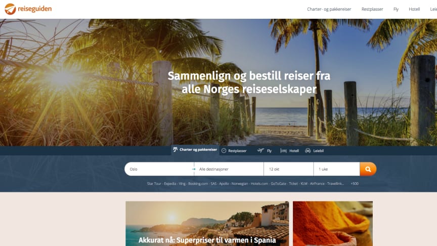 Reiseguiden klar for reise-boom med ny makeover