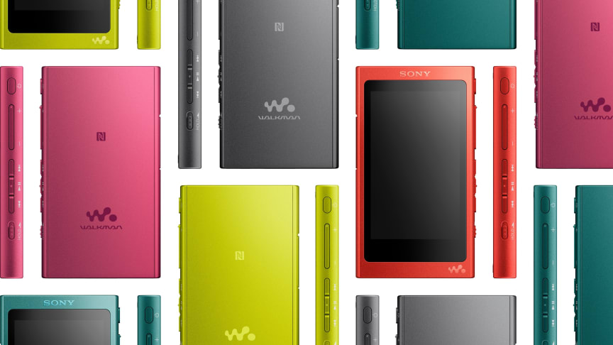 Walkman A35 fra Sony med stilig design og High-Res lyd