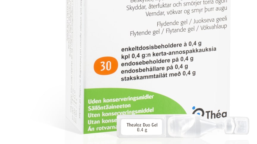 Nyhet! Thealoz Duo Gel – ekstra langvarig effekt sammenlignet med øyedråper