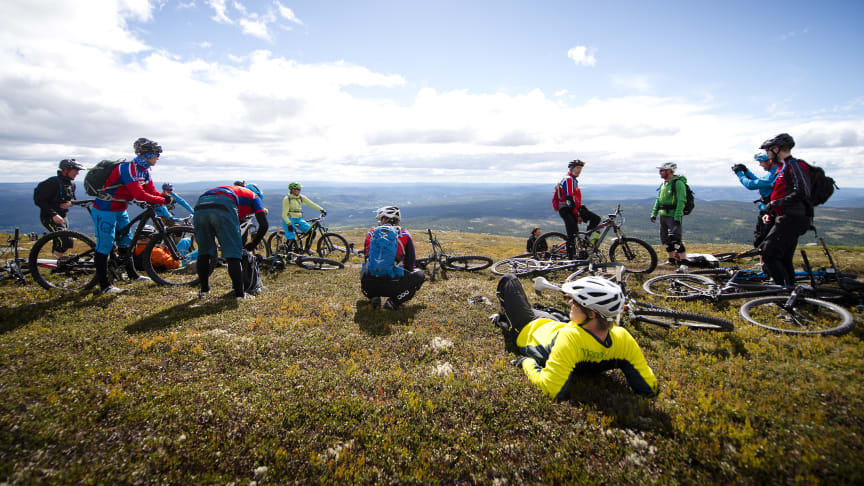 Pangstart på ny stisykkelsesong i Trysil