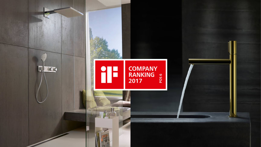 iF Design Ranking: Hansgrohe Group er bransjens best plasserte