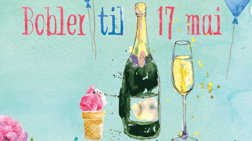Derfor er bobler det perfekte valget til 17. mai!