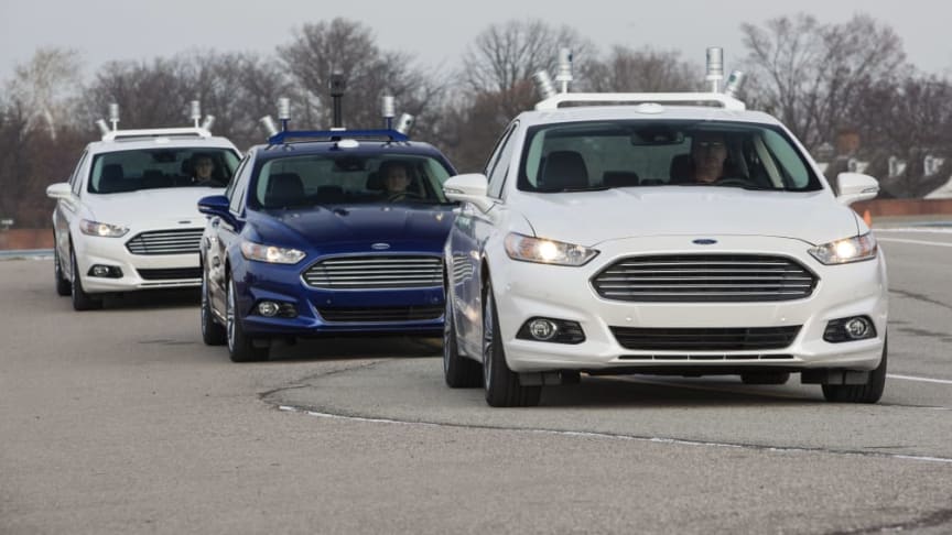 Ny global rapport: Ford leder utviklingen av selvkjørende biler