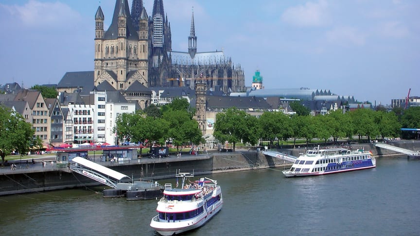 Millionbyen Köln fra andre perspektiv
