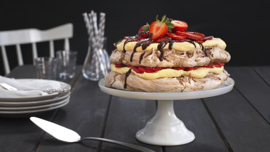 ​Pavlova er nordmenns favorittkake til 17. mai