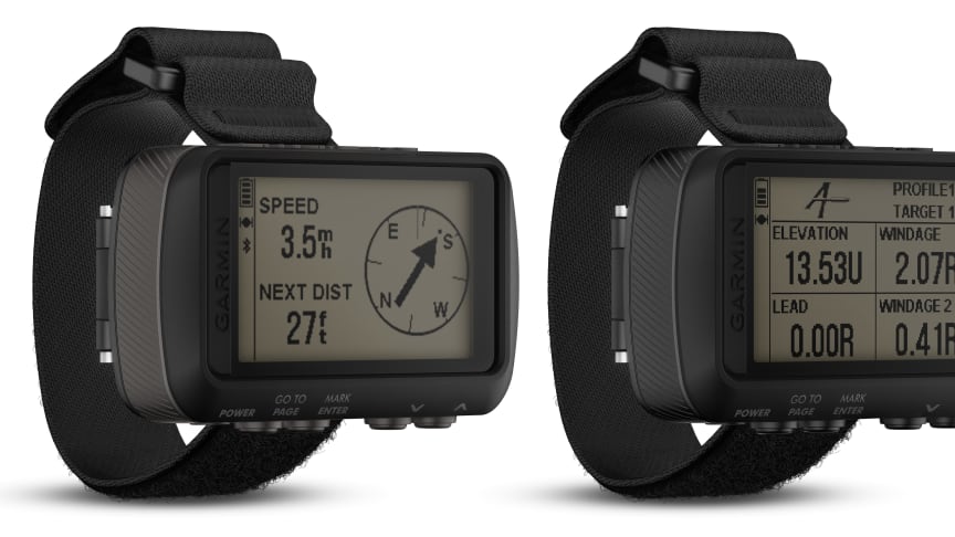 Garmin® Foretrex® 601 og Foretrex® 701 Ballistic Edition