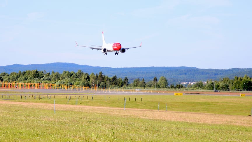 Vel 3 millioner passasjerer fløy med Norwegian i juni