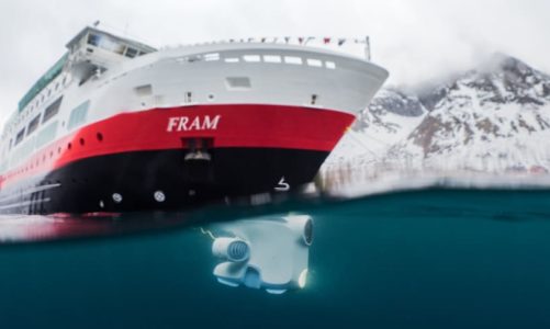 Hurtigruten med gründer-samarbeid: Vil vise verden under vann